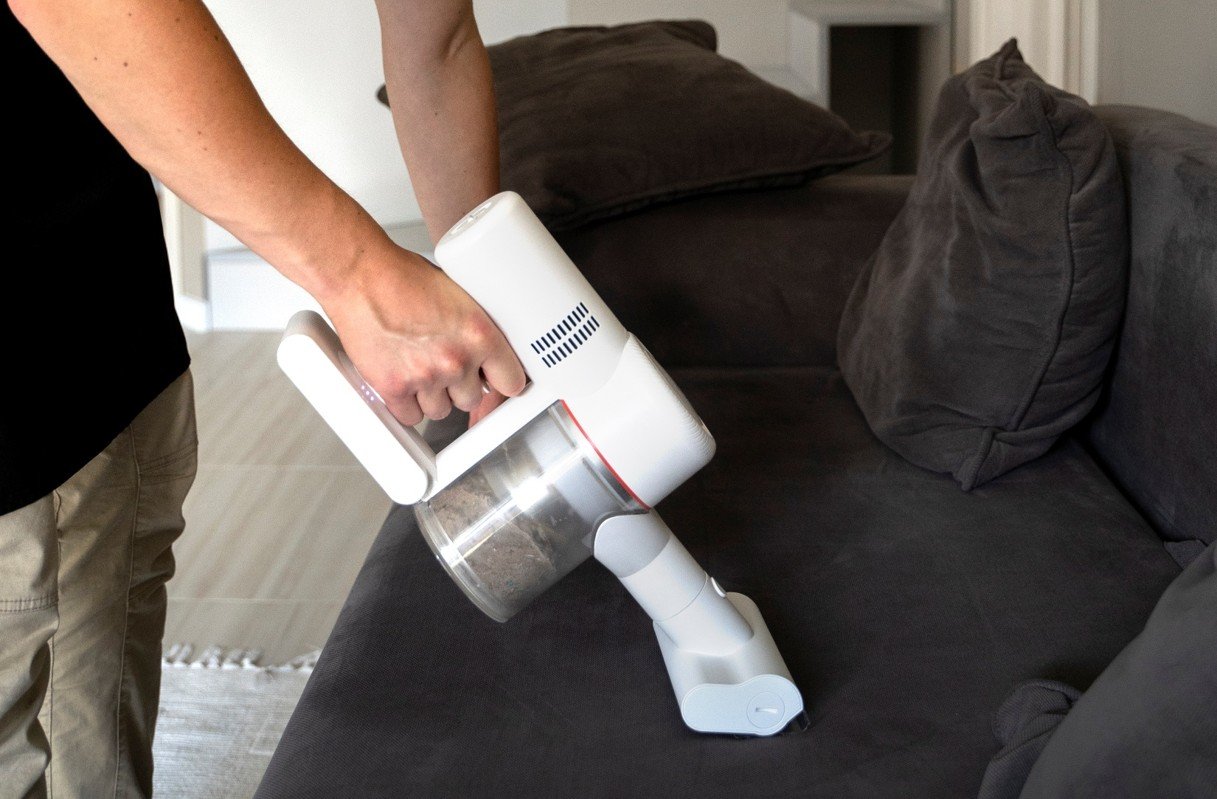 Furniture cleaning to remove hidden dust.